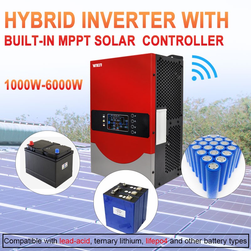 24V2000W Hybrid inverter with MPPT 
