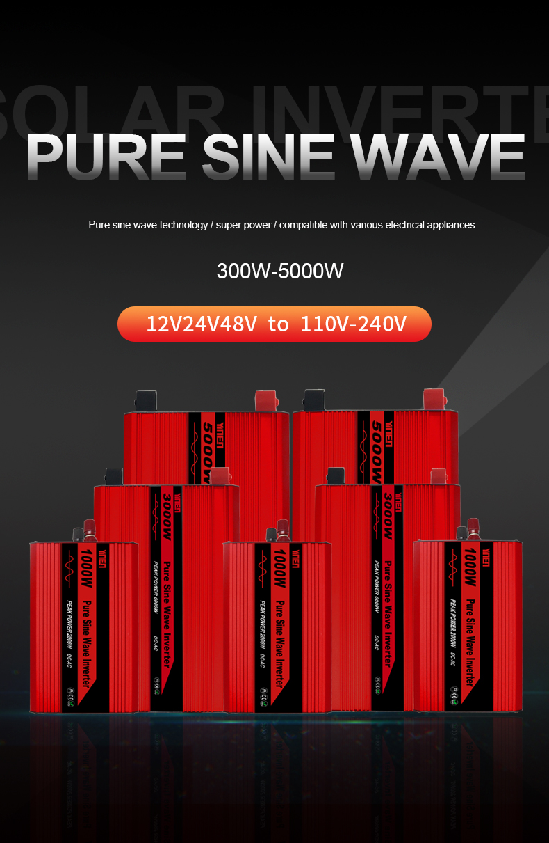 5000W 48V96V Pure Sine Wave Inverter (图1)